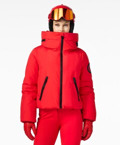 Dames ski-jas rood