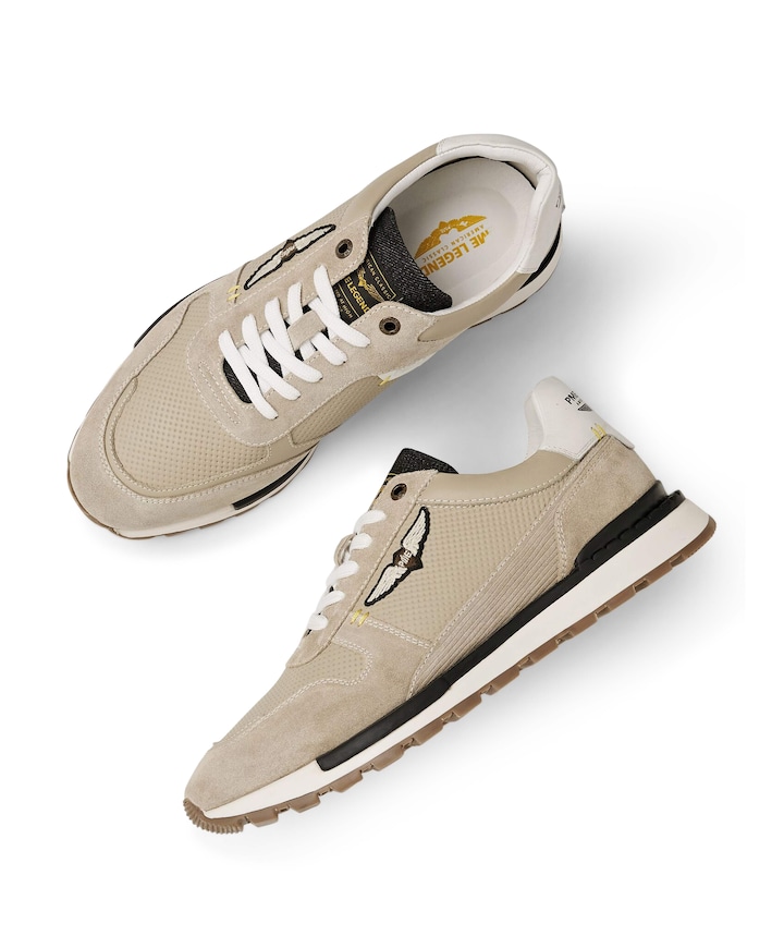 Low sneaker Aircobra heren sneakers beige