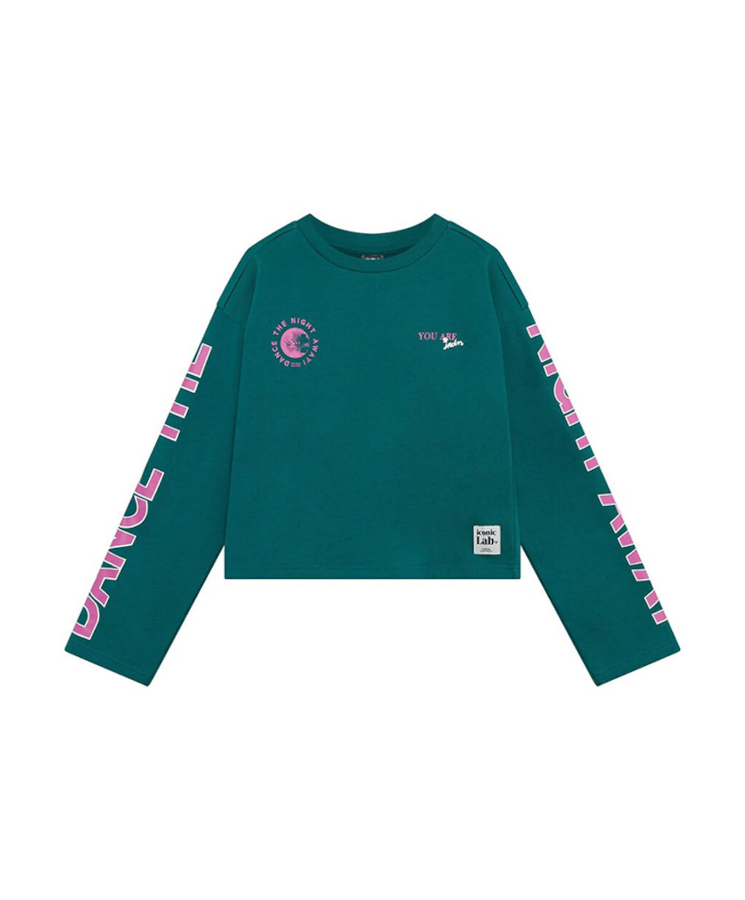Meisjes longsleeve groen