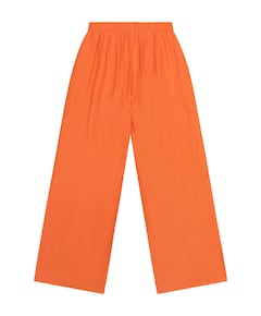 IRREGULAR WIDE LEG PANTS dames broek oranje