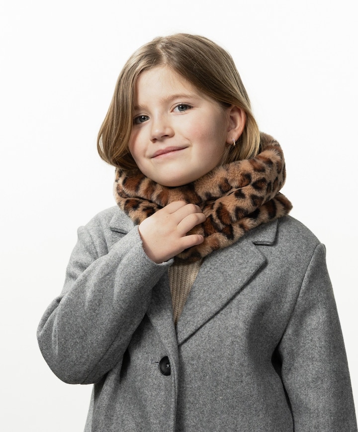 Meisjes sjaal bruin