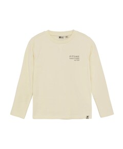 Jongens longsleeve ecru