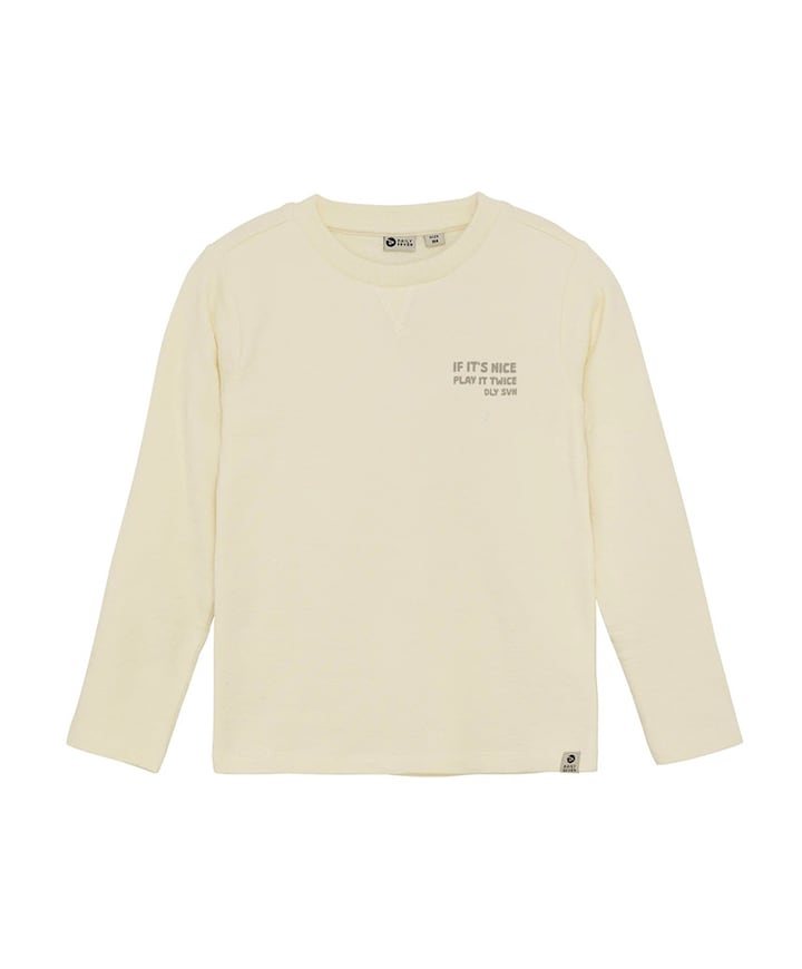 Jongens longsleeve ecru