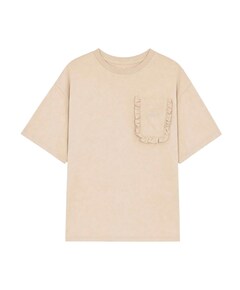 Meisjes T-shirt bruin