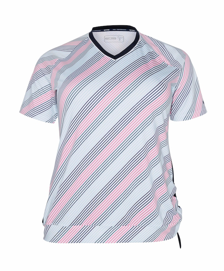 Dames plussize t-shirt wit