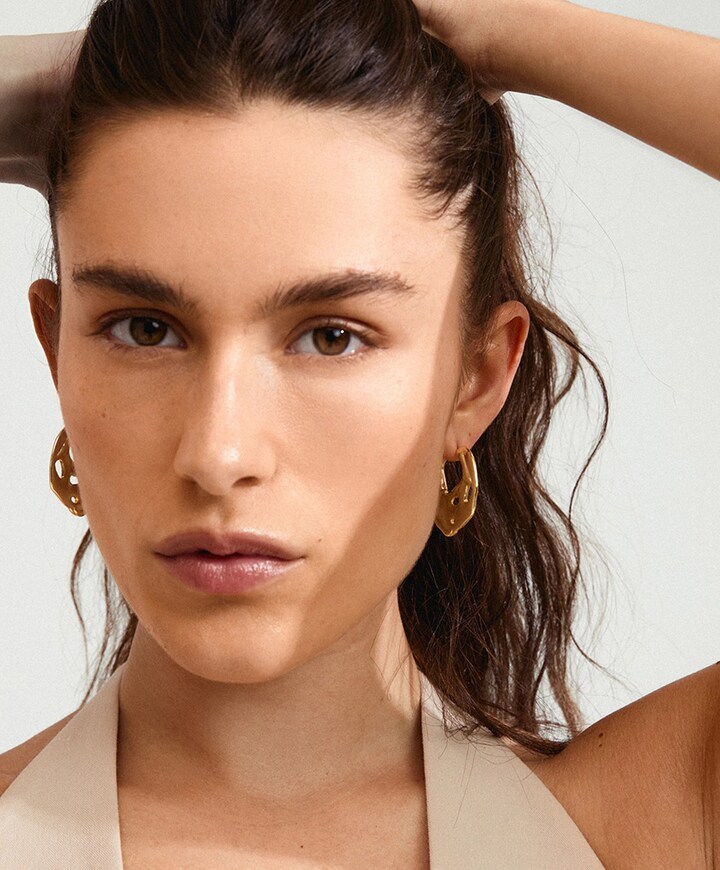 Dames oorbellen goud