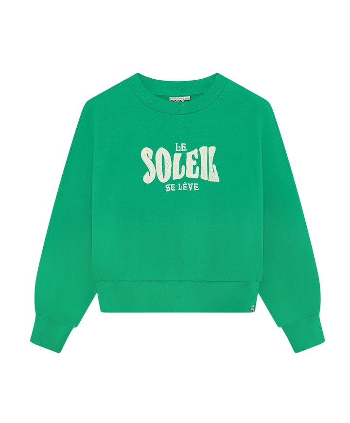 Meisjes sweater groen