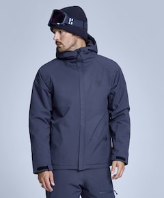 Heren ski-jas blauw