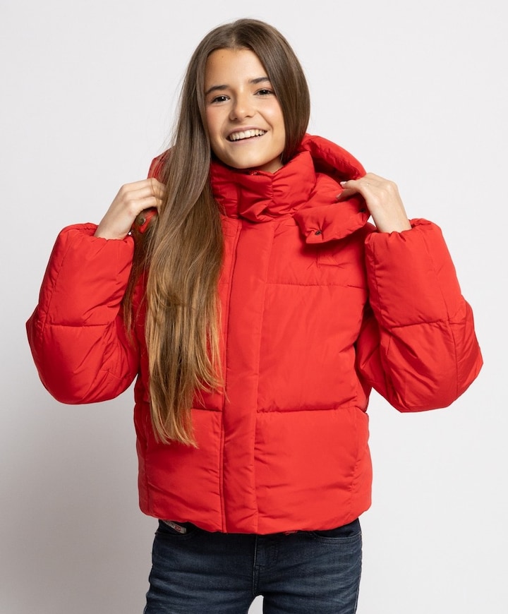 Meisjes jas rood
