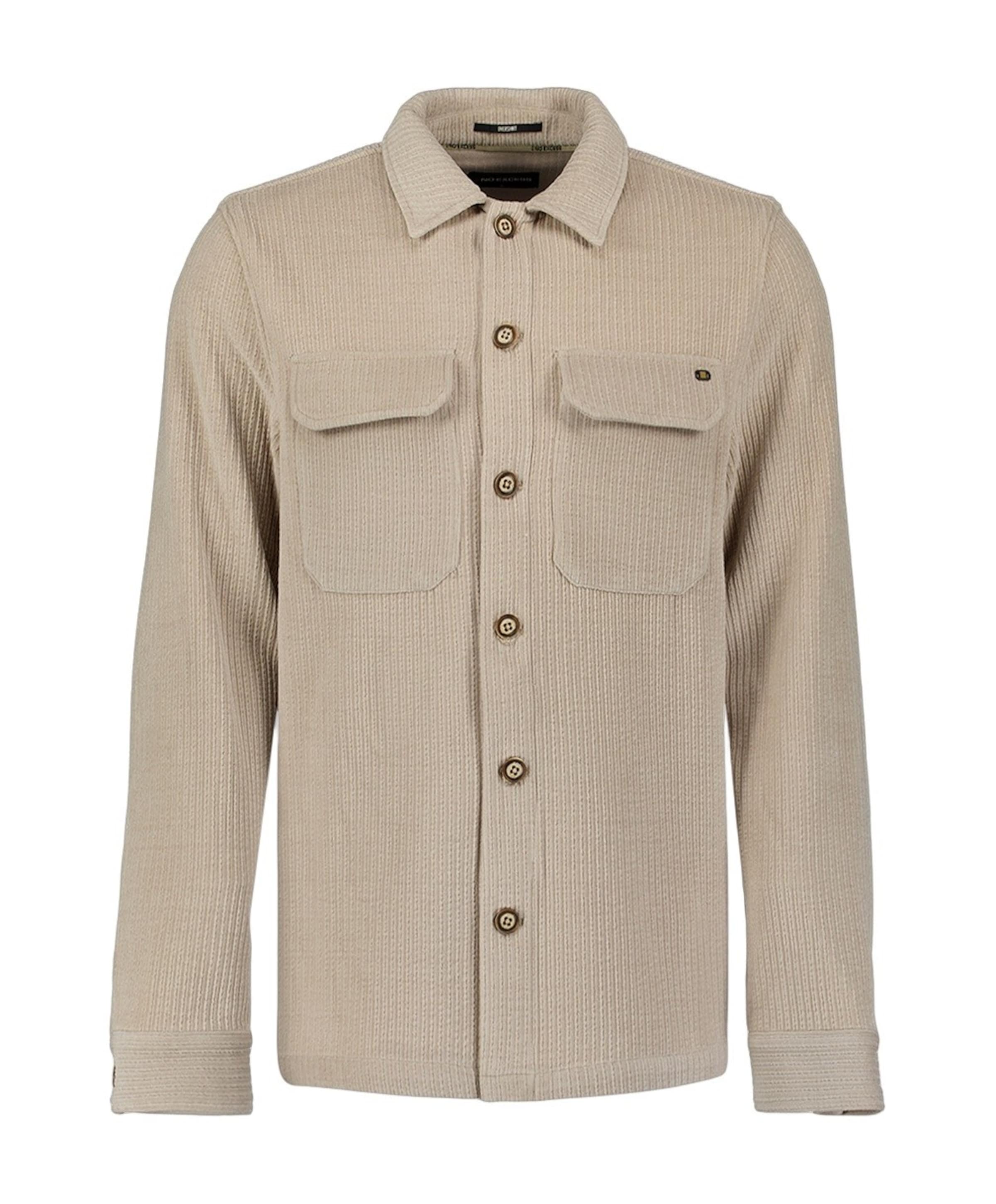 Heren overshirt beige