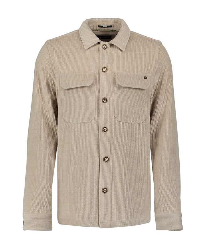 Heren overshirt beige