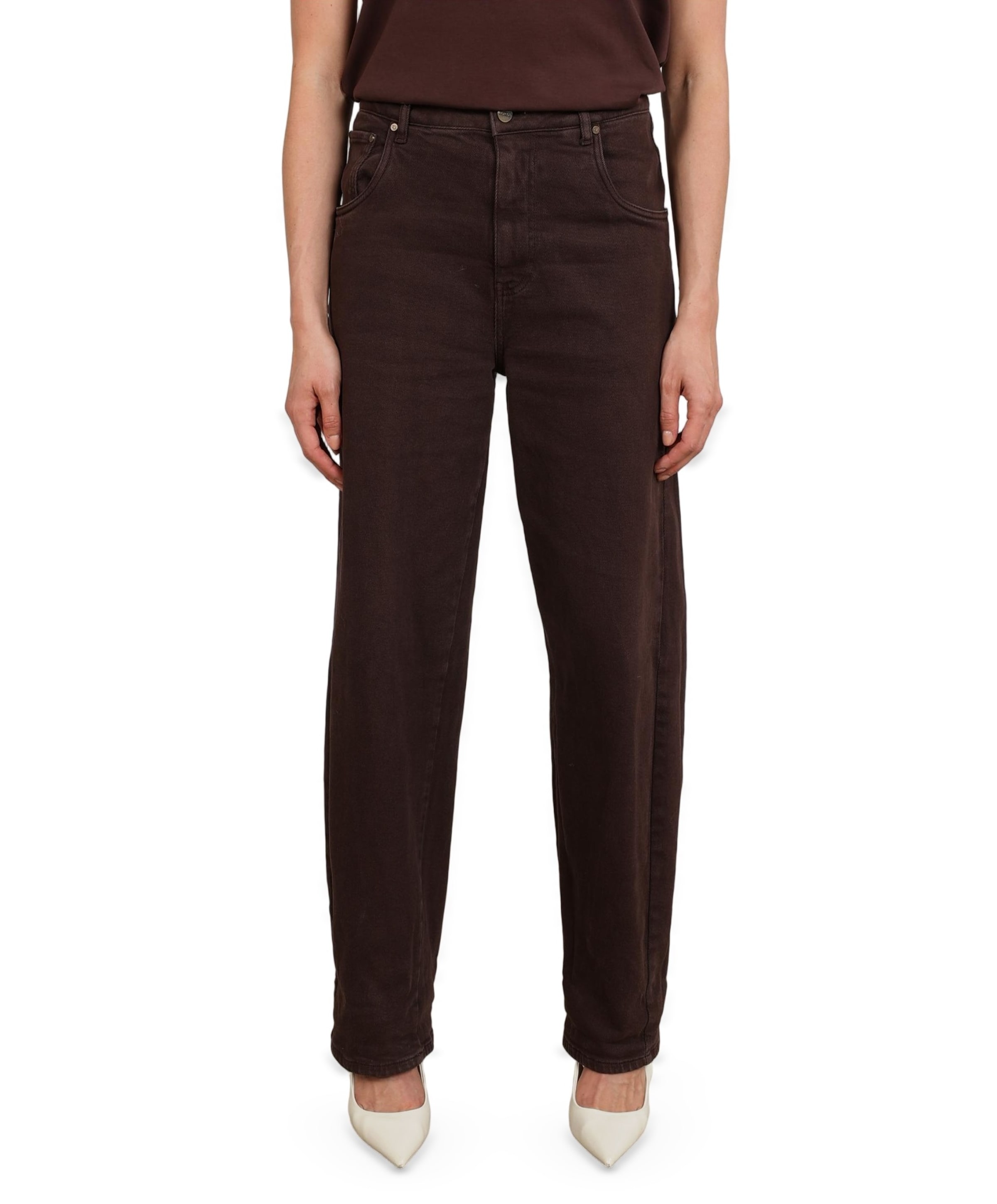 Petra dames jeans bruin