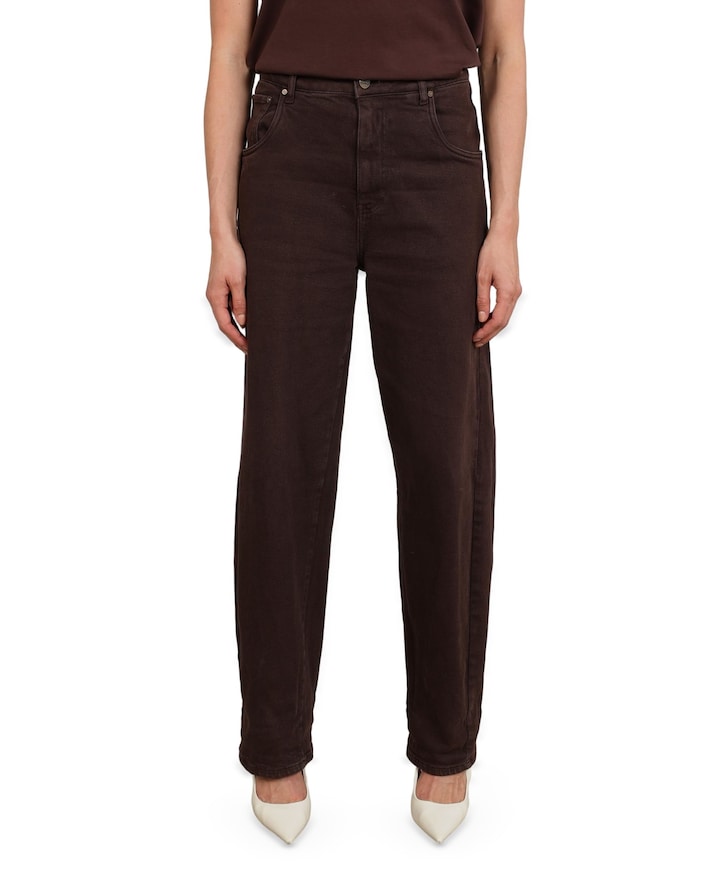 Petra dames jeans bruin