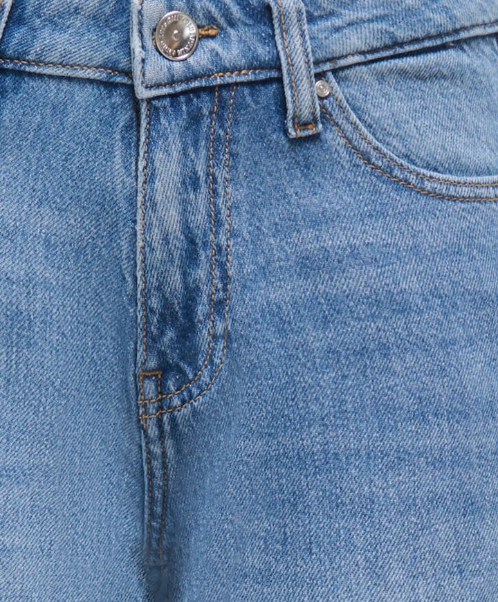 KOGBROOME HW WIDE TRIANGLE DNM DIA meisjes jeans blauw