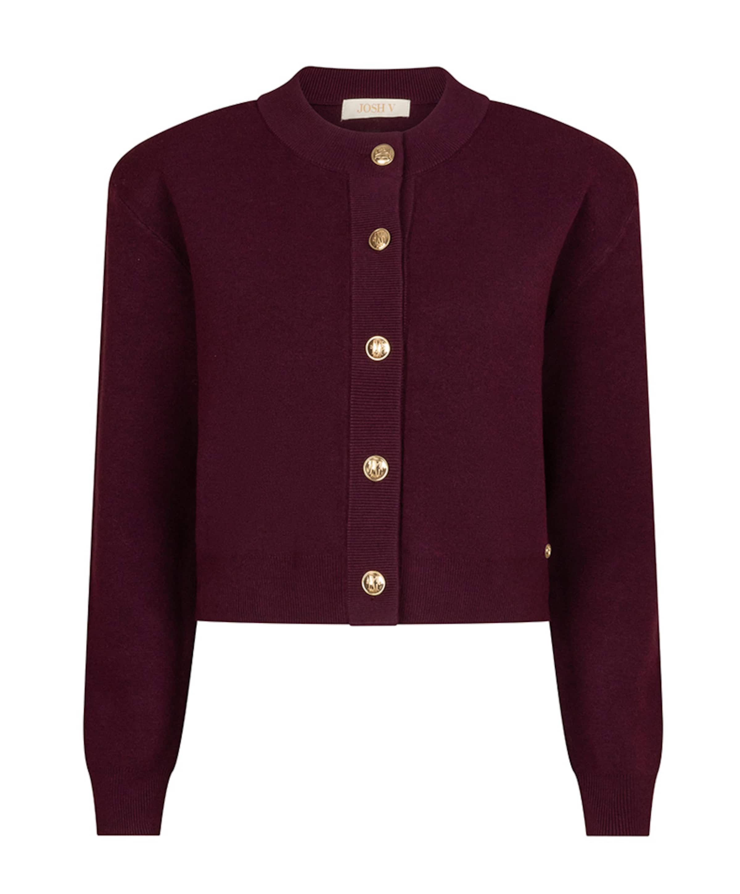 Dames vest bordeaux