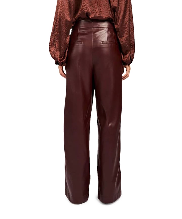 SONJA PU 765 dames broek bordeaux