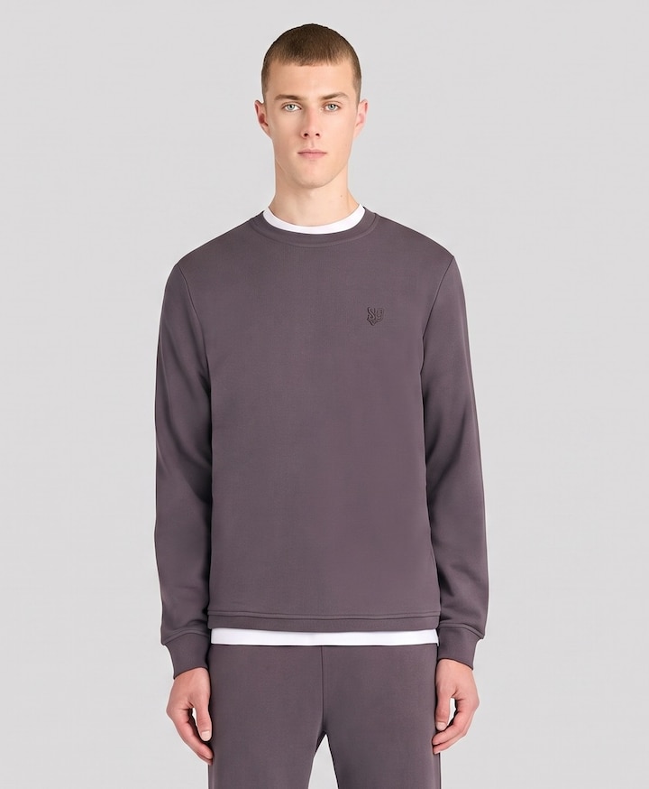 Heren sweater grijs