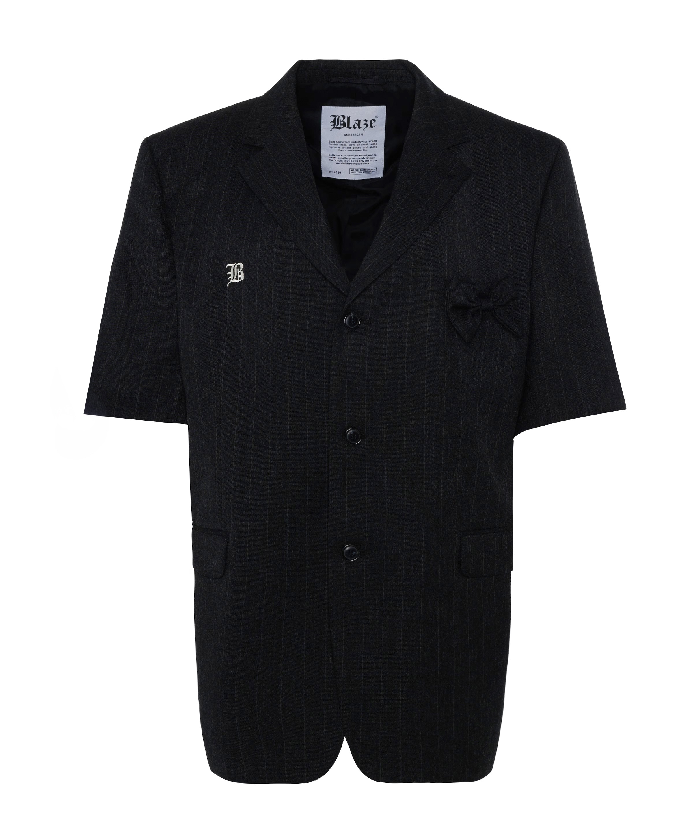 Dames blazer grijs