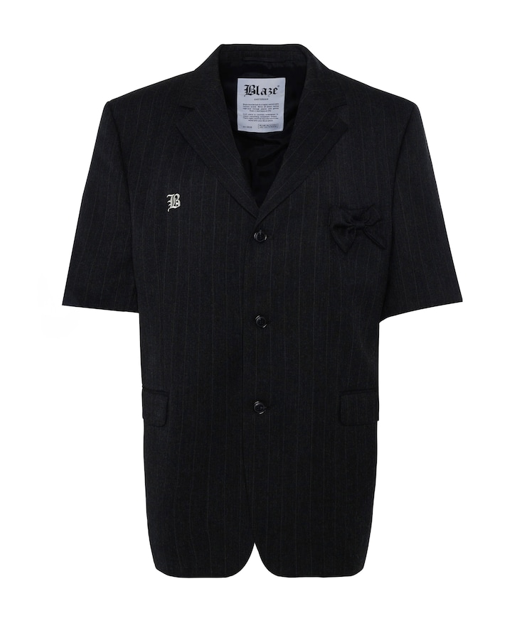 Dames blazer grijs