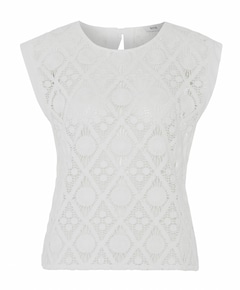 Dames top ecru