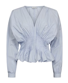 Dames blouse blauw