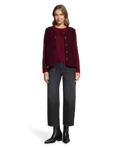 Dames gilet bordeaux