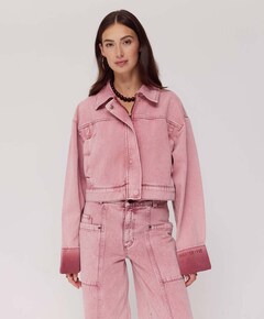 Dames spijkerjas  roze