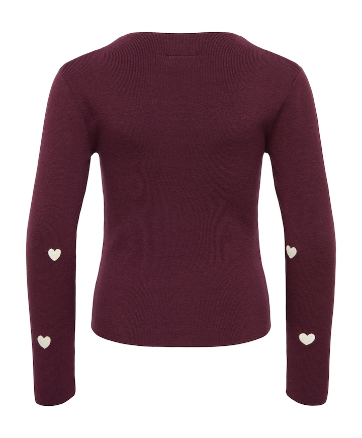 Meisjes trui bordeaux