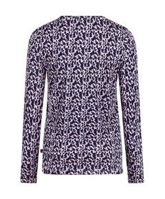 Dames pyjamatop blauw