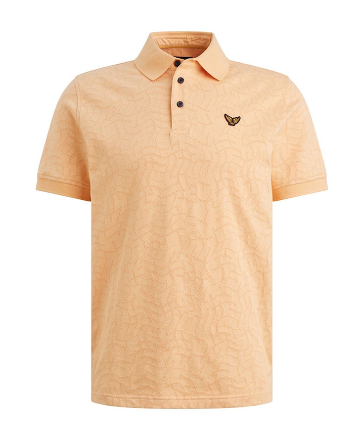Heren polo oranje