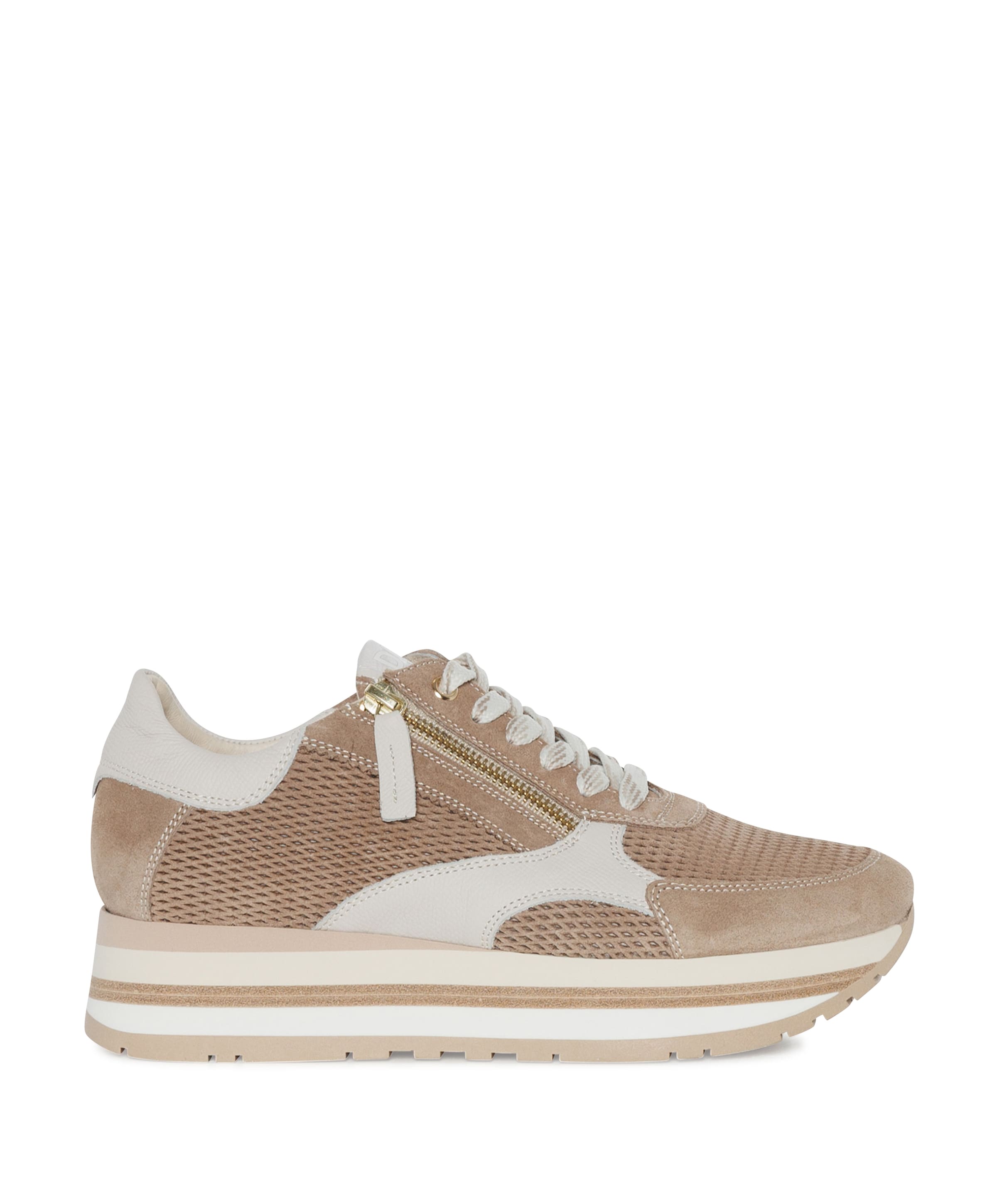 dames sneakers beige