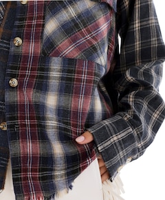 Dames blouse blauw