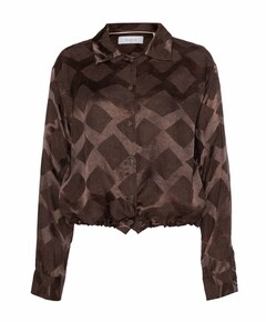 Dames blouse bruin