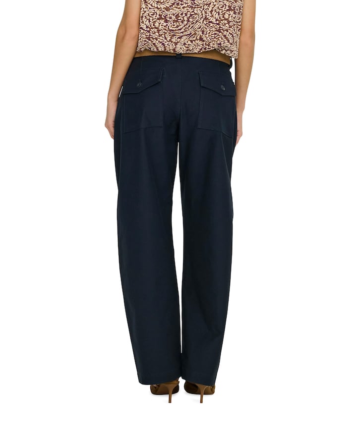 ONLCLAIR MW BARREL PANT PNT NOOS dames broek blauw