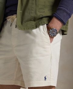 Flat heren korte broek ecru