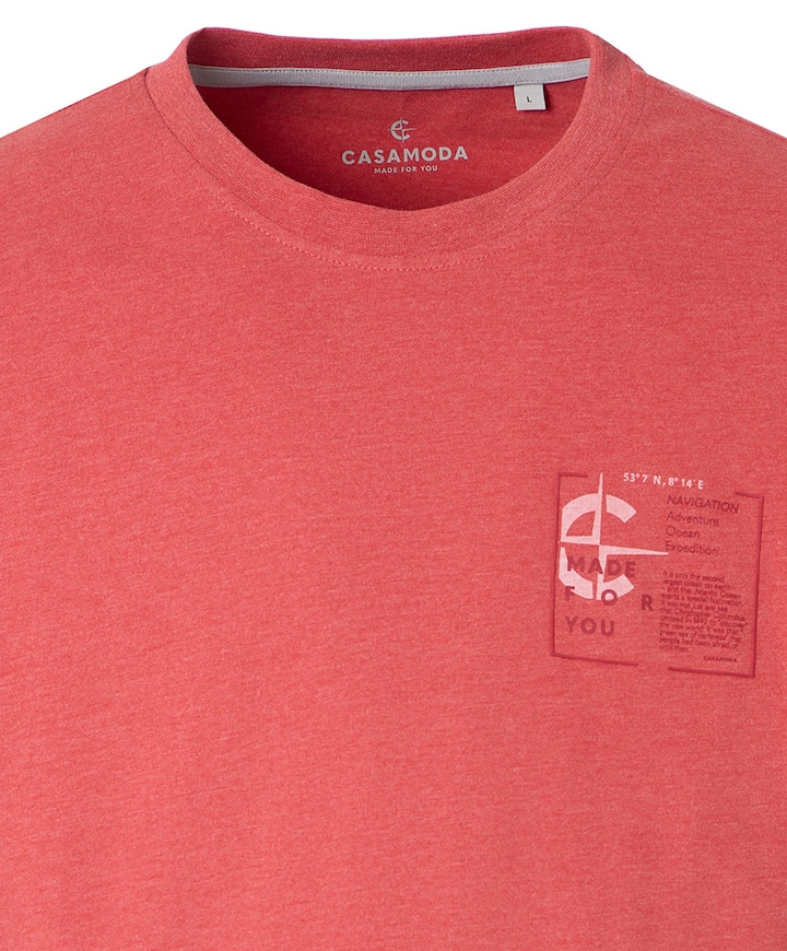 Heren T-shirt rood