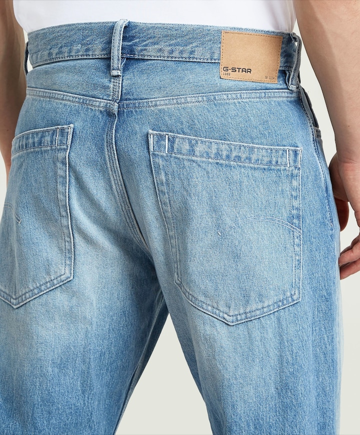 Deeggie Relaxed Straight heren jeans blauw