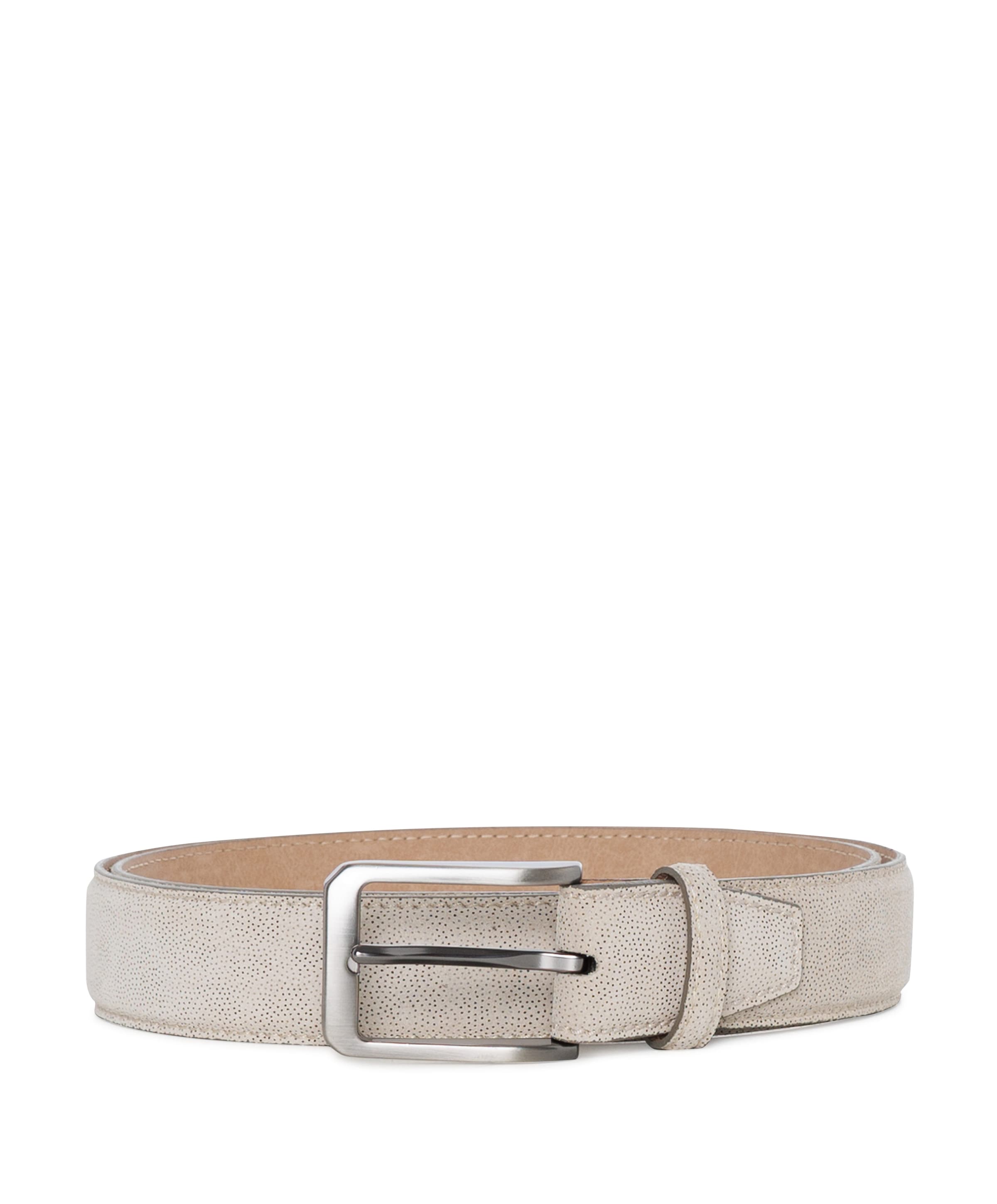 Heren riem beige