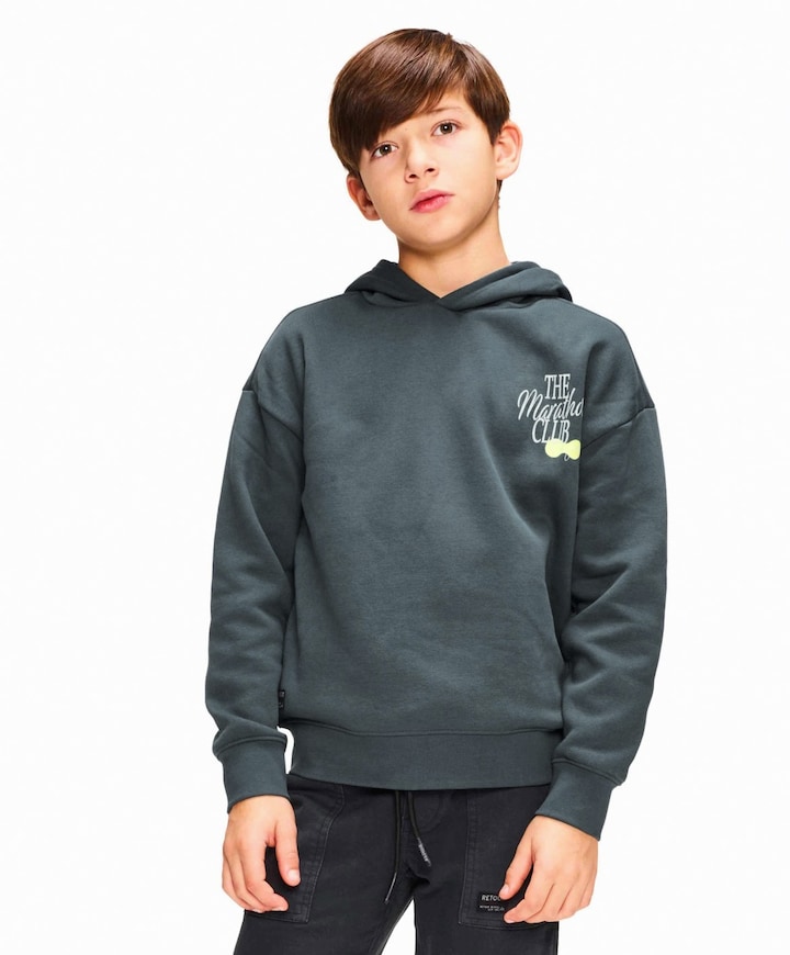 Jongens hoodie groen