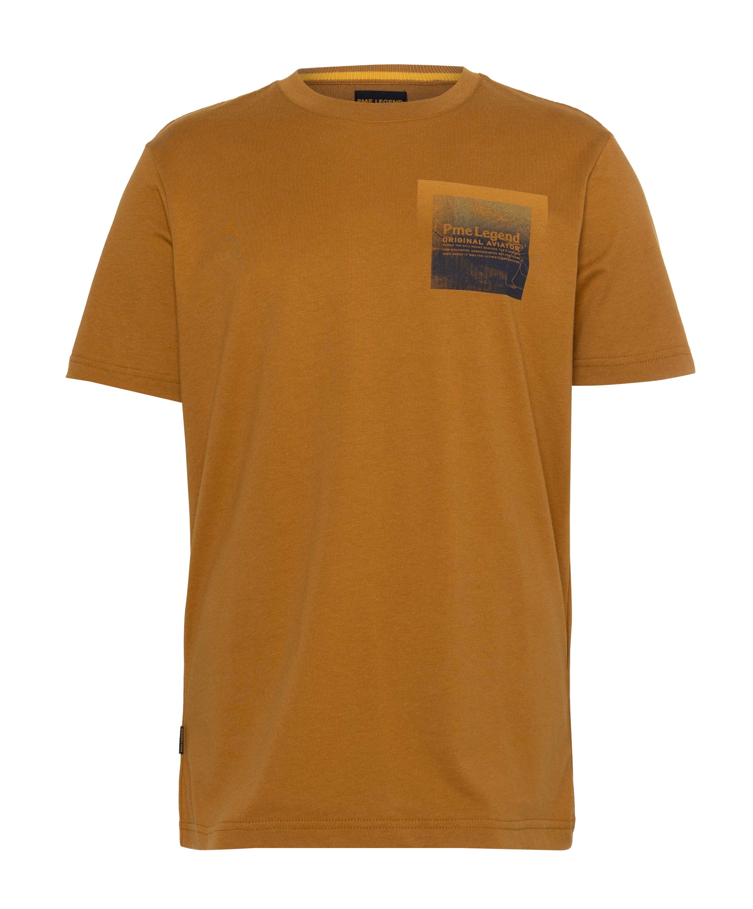 Heren T-shirt bruin