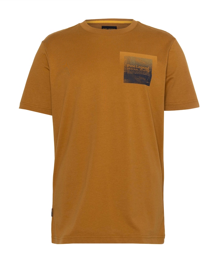 Heren T-shirt geel