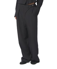 Zalka Eyelet dames broek grijs