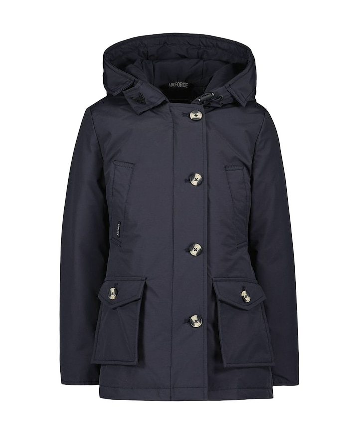 Meisjes jas blauw