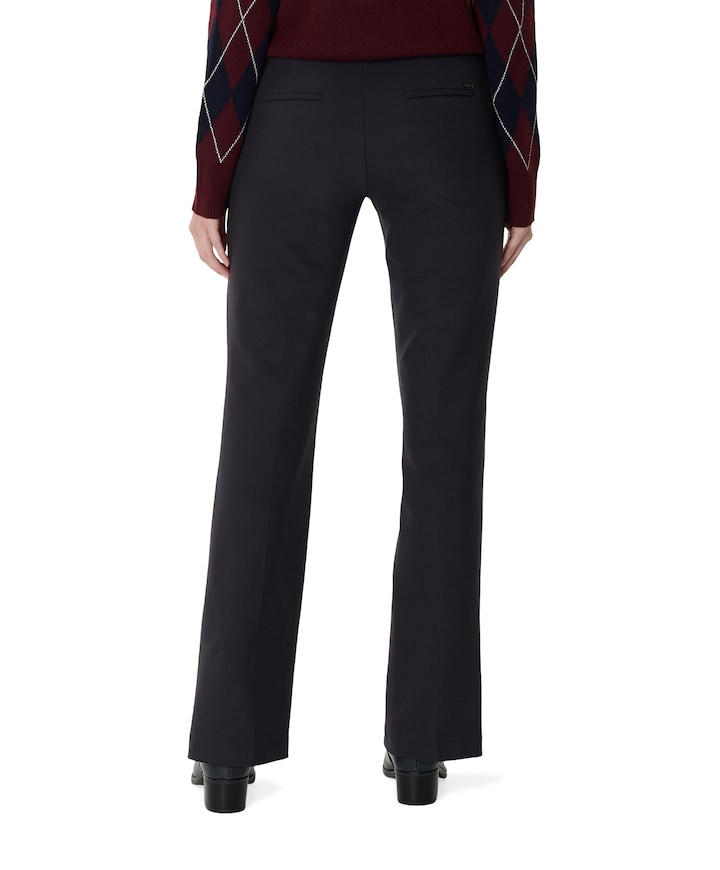 Jenny Wide Flared dames broek blauw