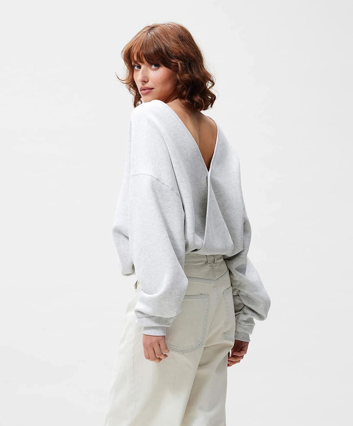 Dames sweater grijs