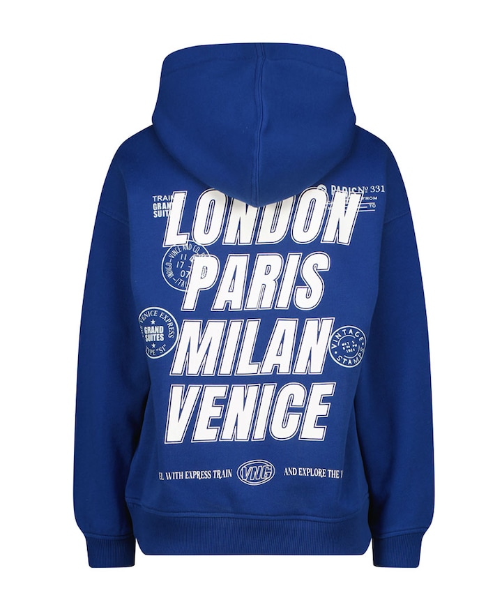 Jongens hoodie blauw