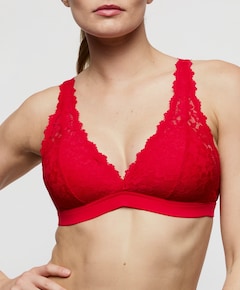 Dames bralette rood