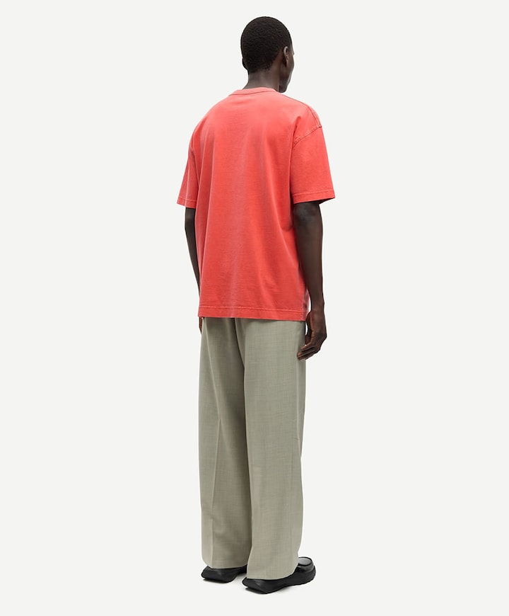 Heren t-shirt oranje