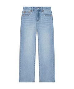 Wide leg jeans meisjes jeans blauw