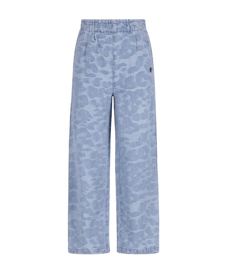 Fleur chambrey meisjes broek blauw